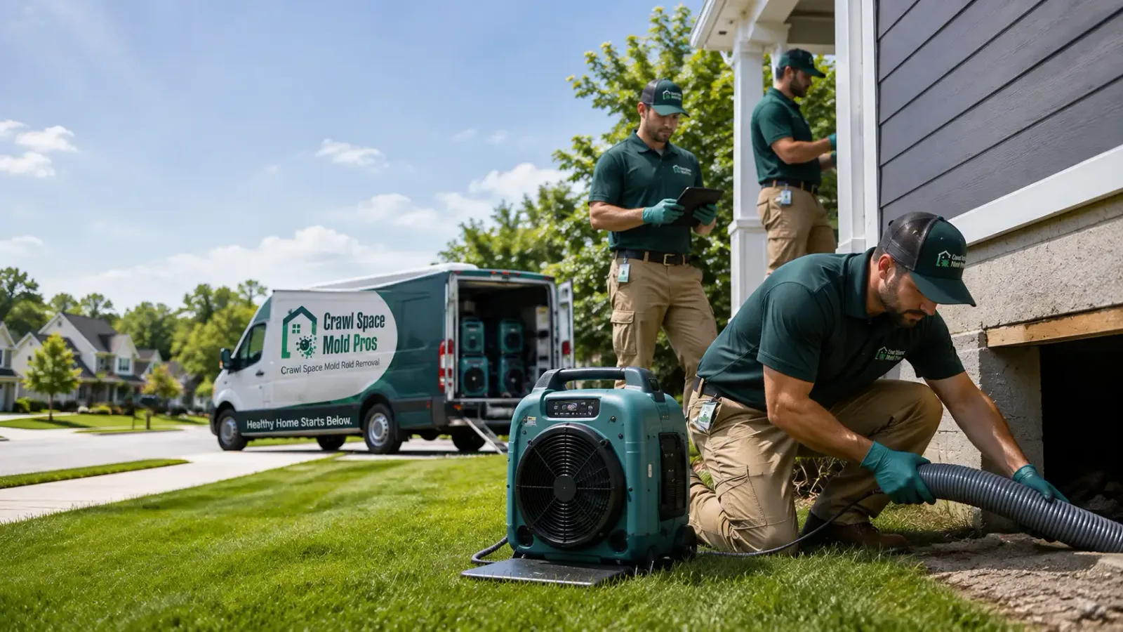 Crawl Space Mold Removal in Harmony, MN
